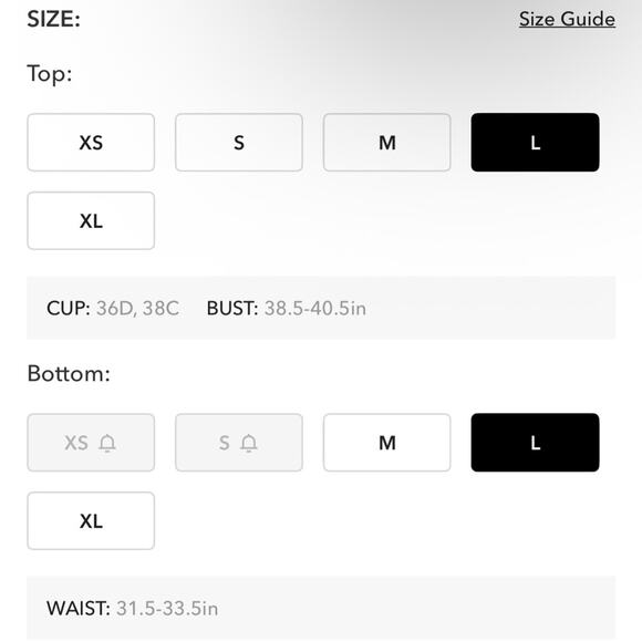 NWT Cupshe Trippy Blossoms Floral Swirl Bikini Bottom size L blue Art - Picture 8 of 8